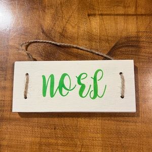 Noel Wall Hanging Sign